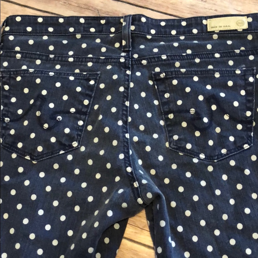 Anthropologie Polka Dot Jeans - Picture 3 of 5